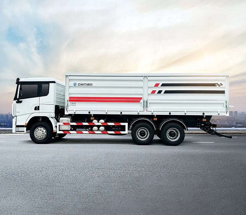 Side Tipping Dump Truck (Corrugated Edge)