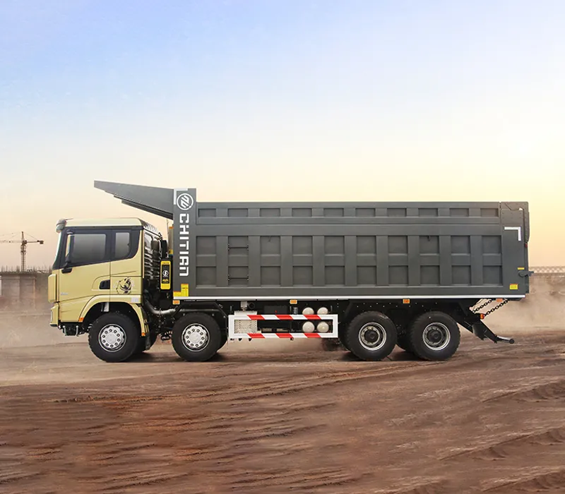 Rear Tipping Dump Truck (Rectangular Box)