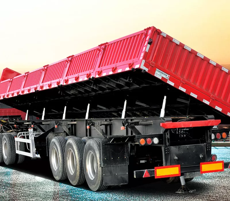 Vehicle Dual Side-Tipping Structure