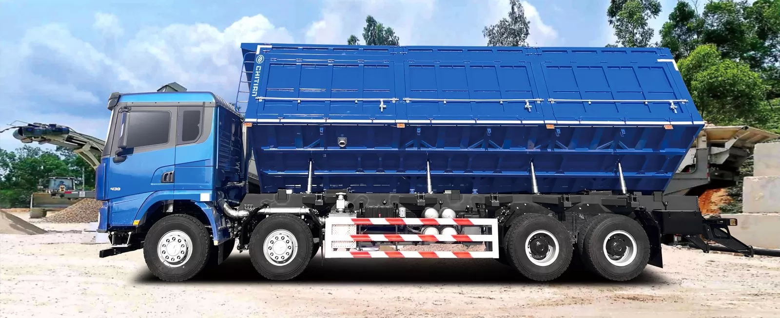Side Unloading Dump Truck
